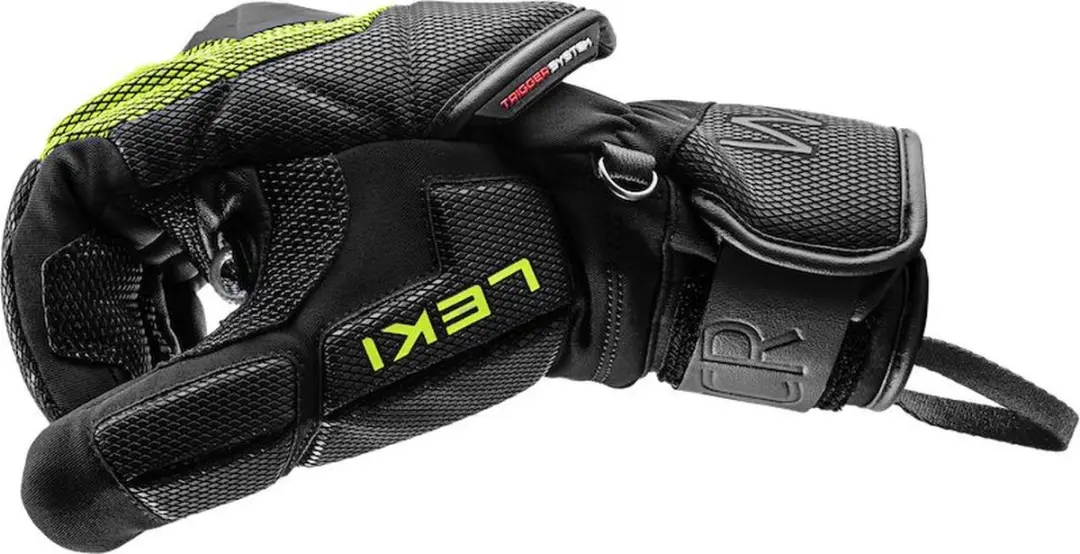 LEKI Worldcup Race Coach 3D Handschoenen 9 - Black/Ice Lemon - afbeelding 4 van 6