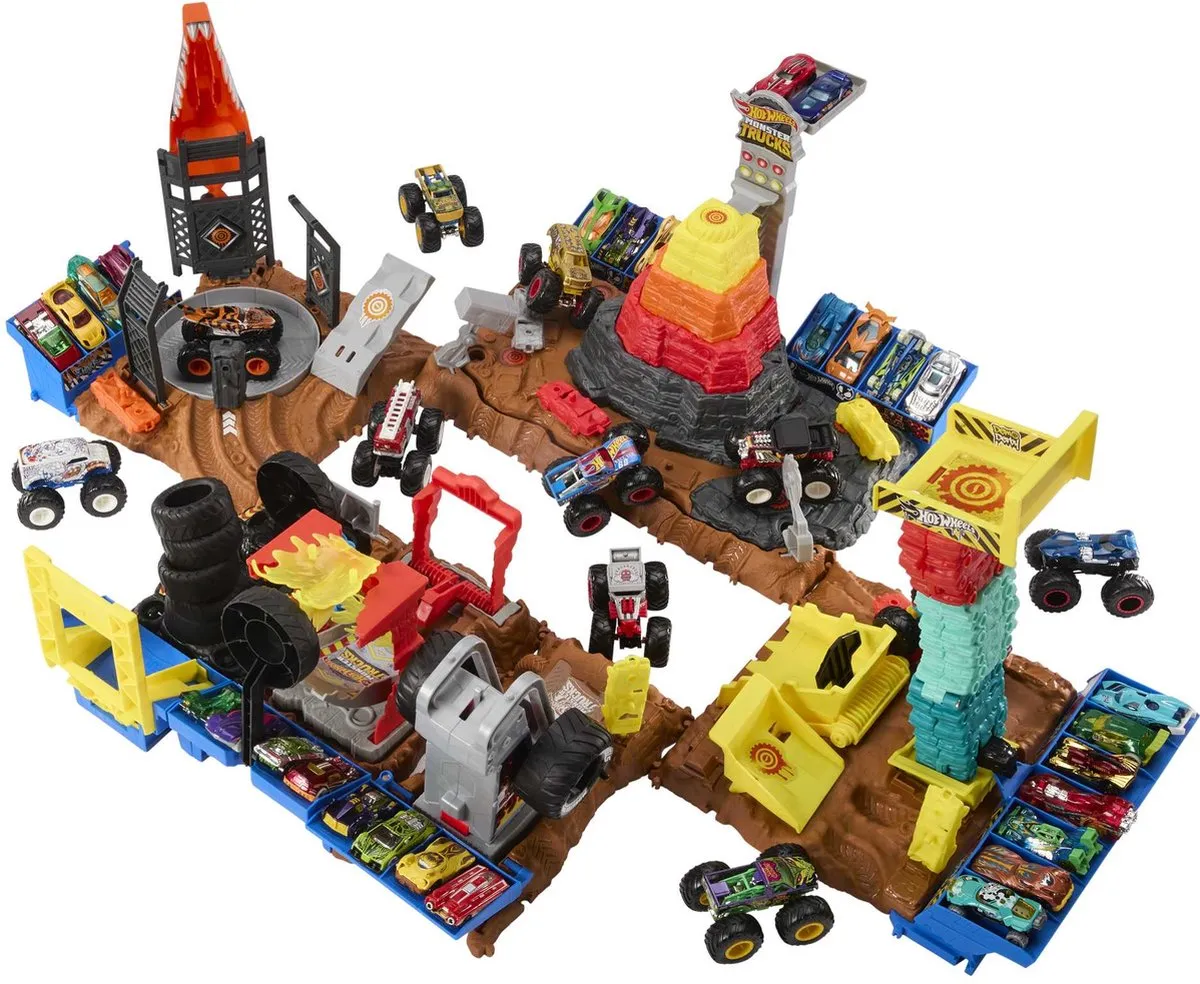 Hot Wheels Monstertrucks Arena Slopers HNB90 - Multicolor