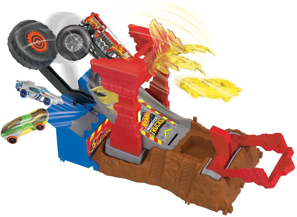 Hot Wheels Monstertrucks Arena Slopers HNB90 - Multicolor
