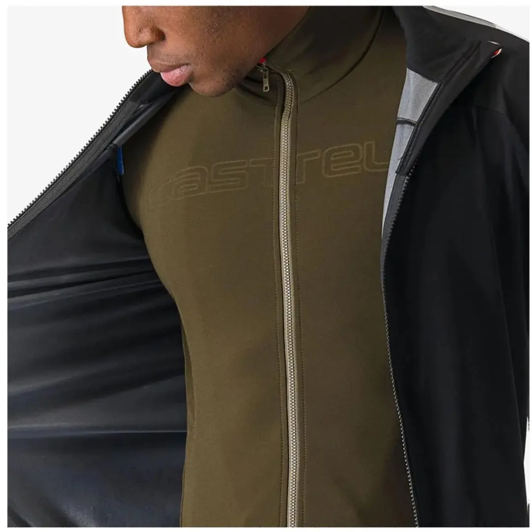 Castelli Ultra Rain Jas Zwart M - afbeelding 3 van 4