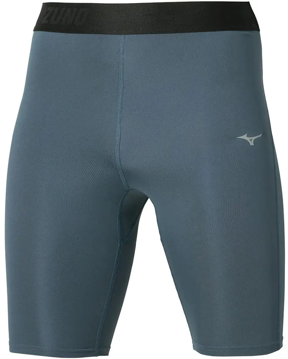 Mizuno Core Impulse Korte Leggings Blauw S Man