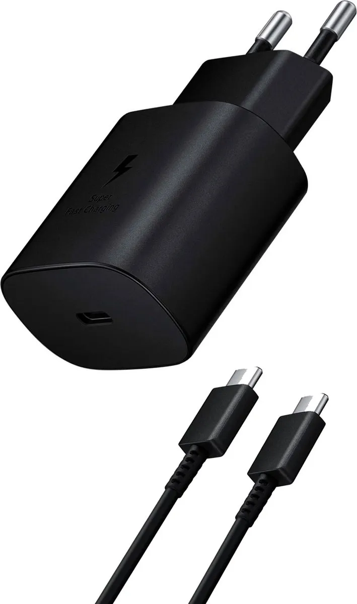 Samsung EP-TA800XB USB-C Kabel 25W - Zwart