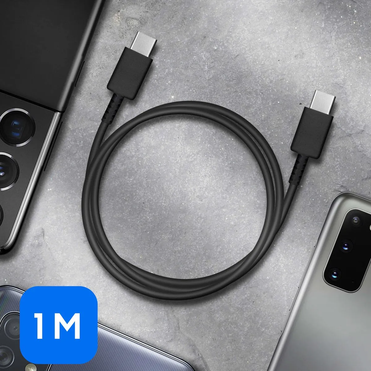 Samsung EP-TA800XB USB-C Kabel 25W - Zwart