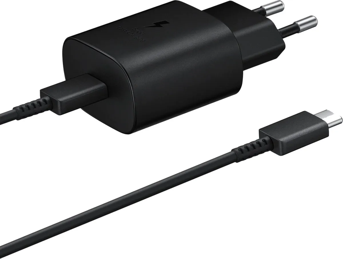 Samsung EP-TA800XB USB-C Kabel 25W - Zwart