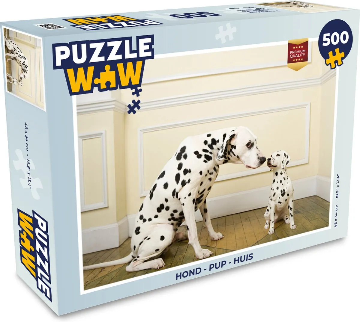 PuzzleWow Pup Huis Legpuzzel 500 Stuks