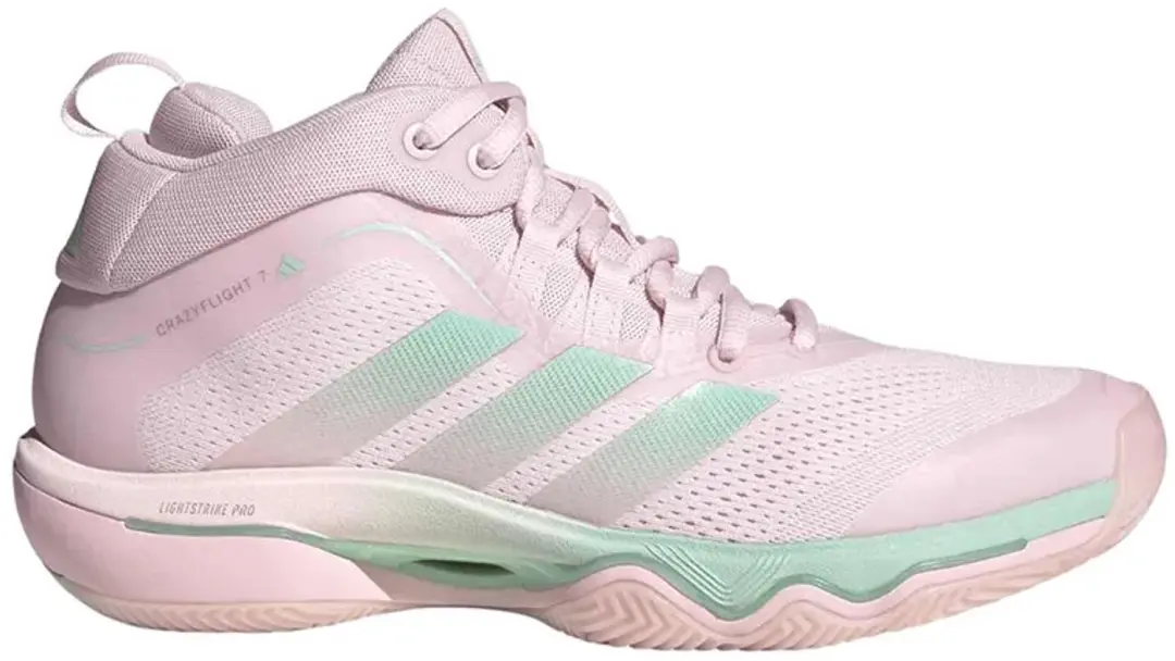 adidas Crazyflight 7 Mid Indoor Schoenen Dames Roze 42 2/3