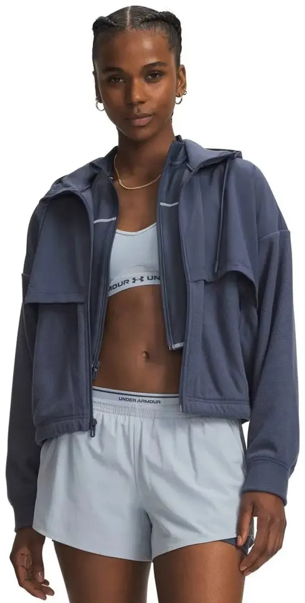 Under Armour Performance Fleece Sweatshirt Met Rits Blauw S Vrouw