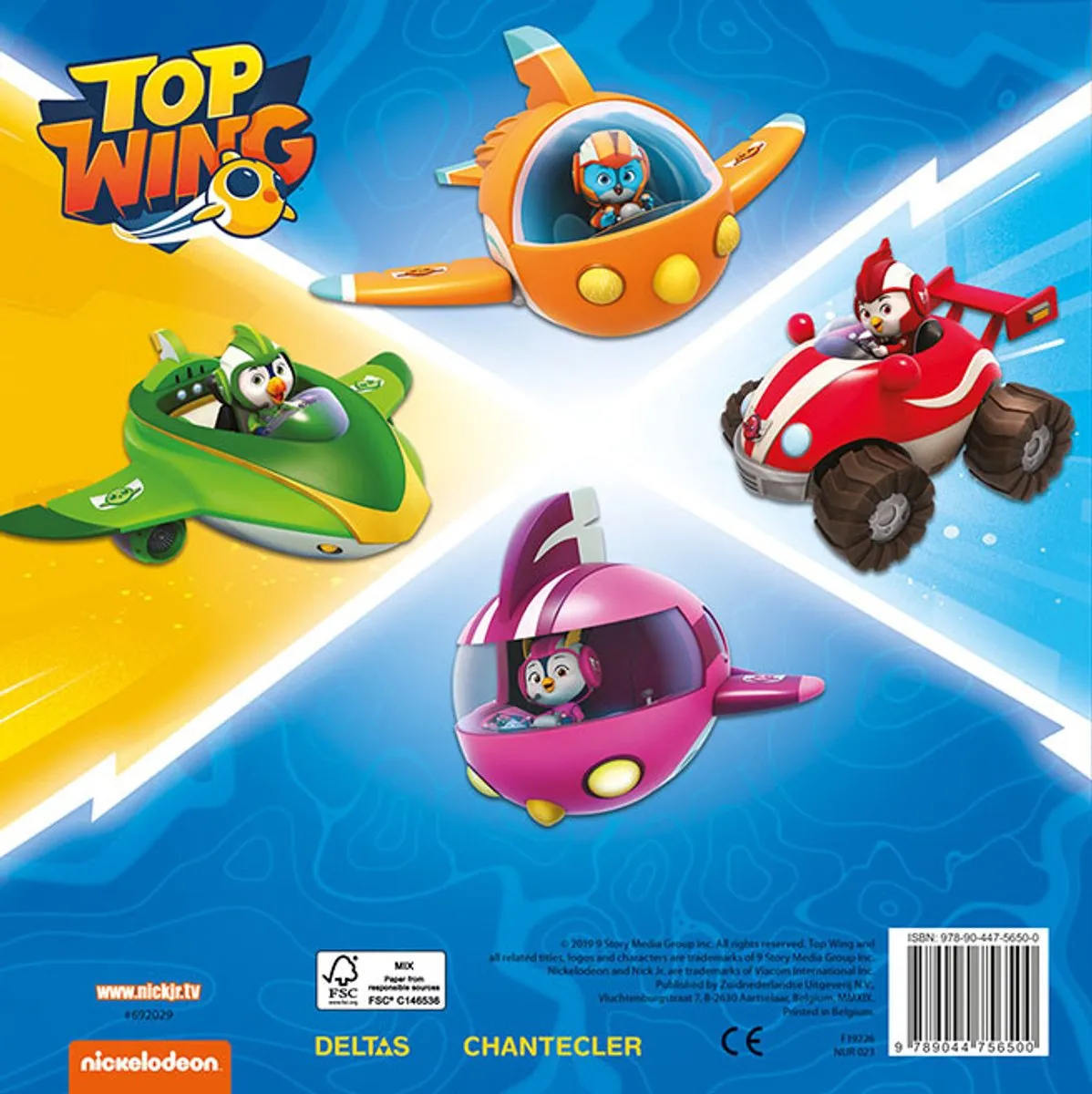 Nickelodeon Top Wing Color Fun Kleurboek - 36 Pagina's - Multicolor