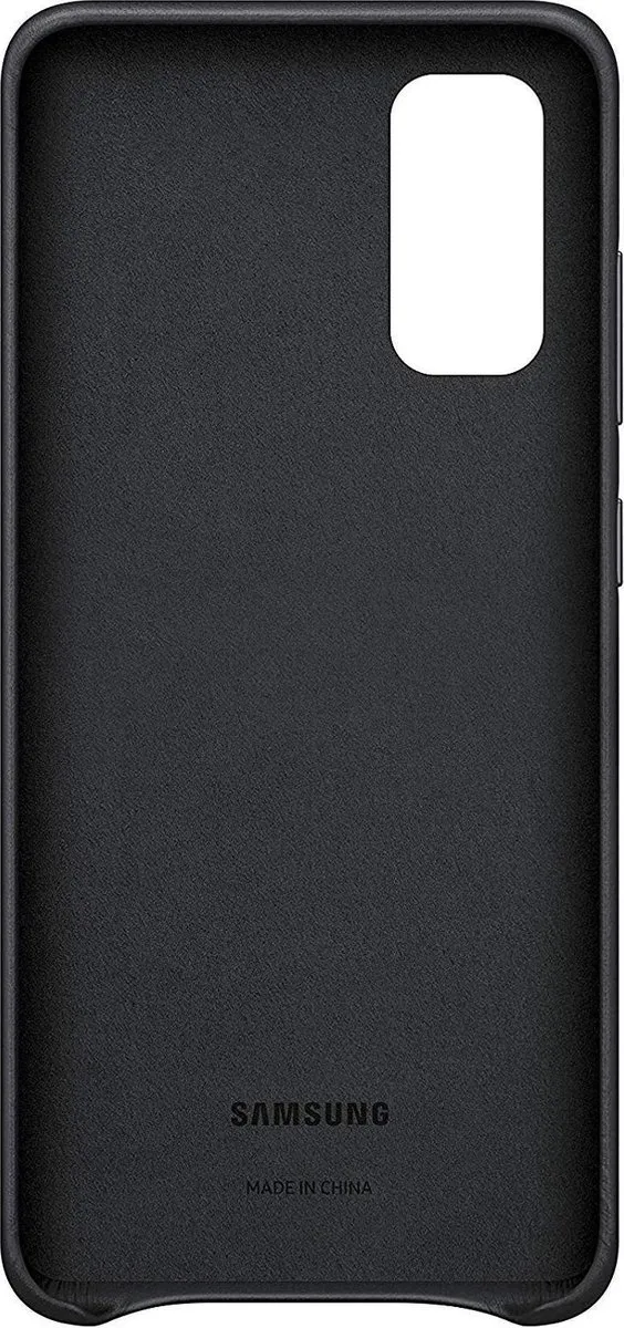 Samsung Galaxy S20 Leather Hoesje - Zwart