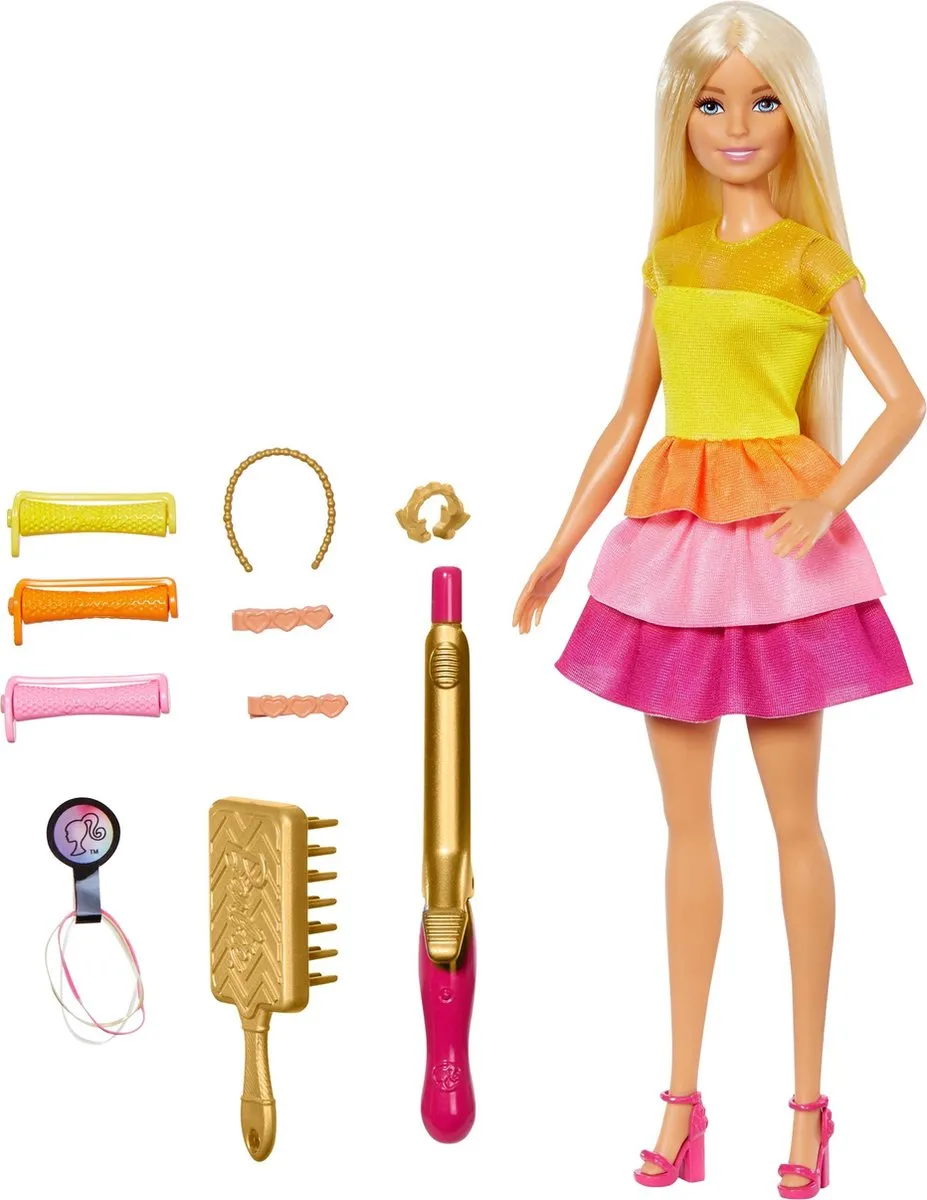 Barbie Ultieme Krullen Pop & Speelset GBK24