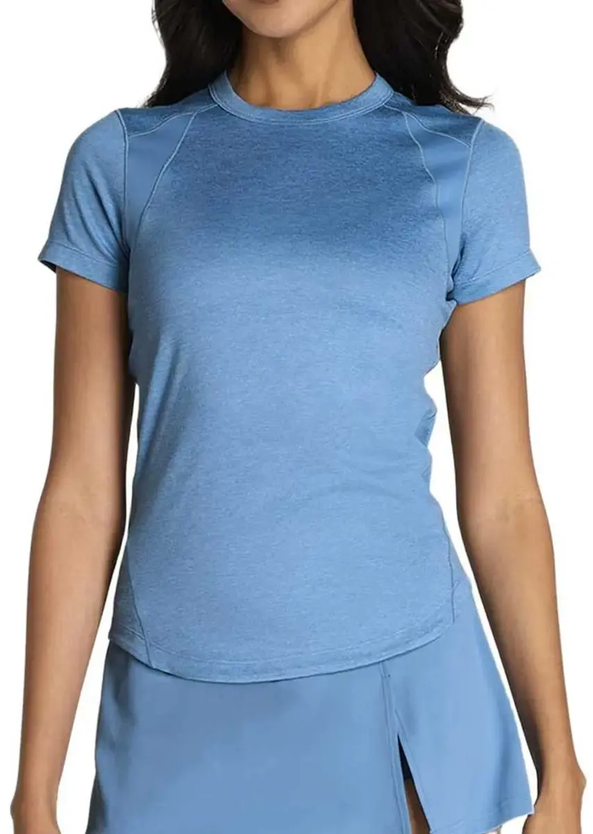 Wilson All Day T-shirt Met Korte Mouwen Blauw XL Vrouw