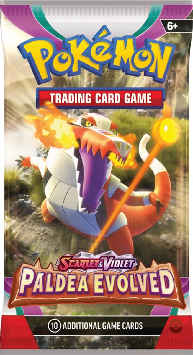 Pokémon Scarlet & Violet Paldea Evolved Booster - 10 Kaarten