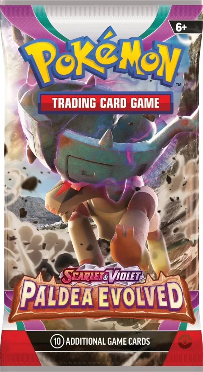 Pokémon Scarlet & Violet Paldea Evolved Booster - 10 Kaarten
