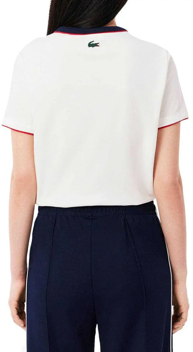 Camiseta Lacoste Heritage Collection Tf8640 Ev0 Mujer 38