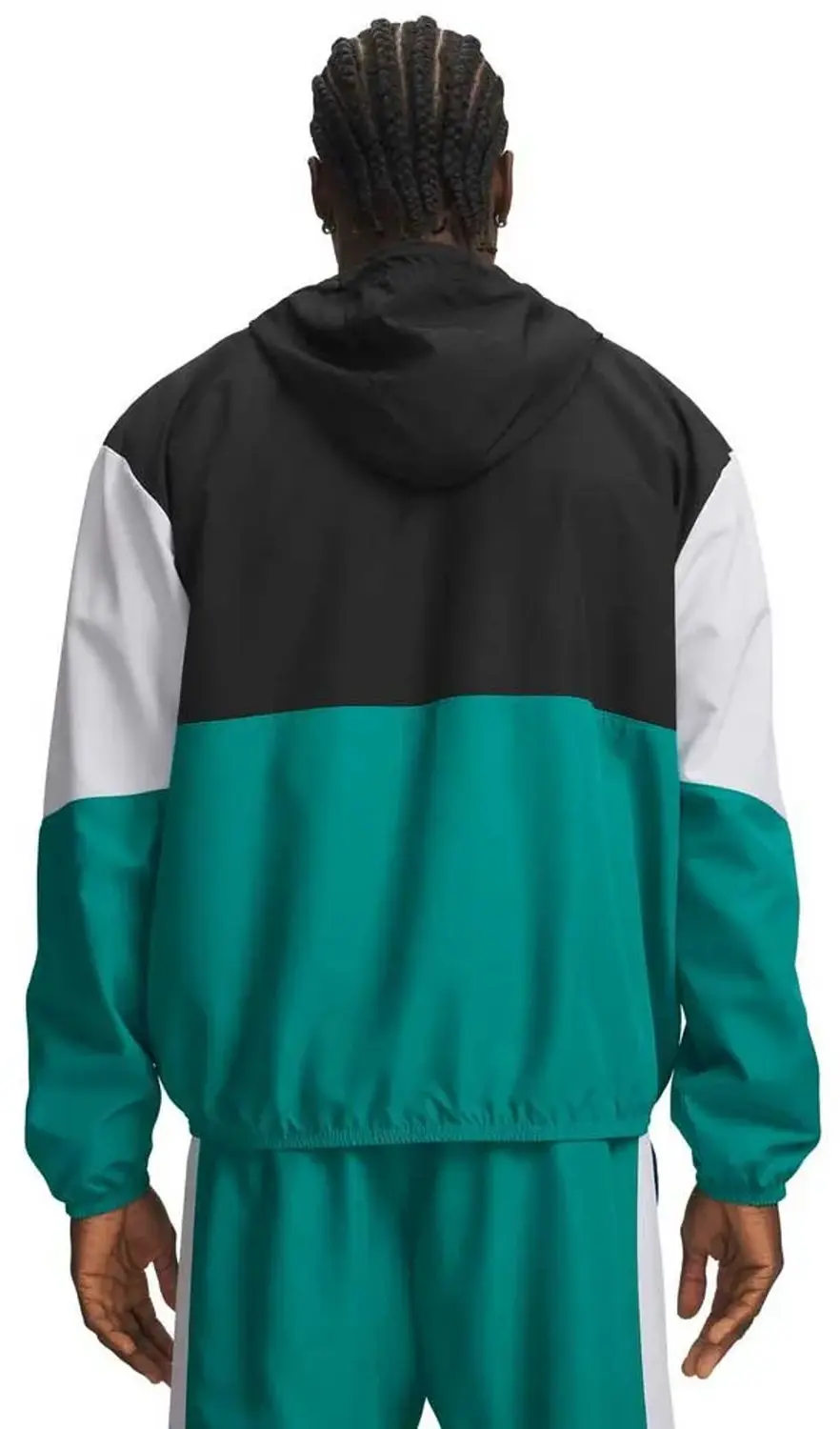 Under Armour Rival Woven Colorblock Jas - Zwart - afbeelding 2 van 3