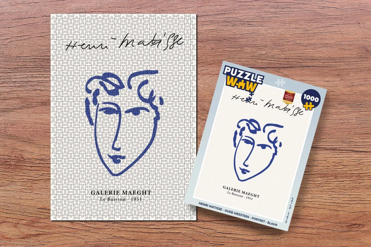 PuzzleWow Henri Matisse Oude Meesters Legpuzzel 1000 Stuks - Multicolor