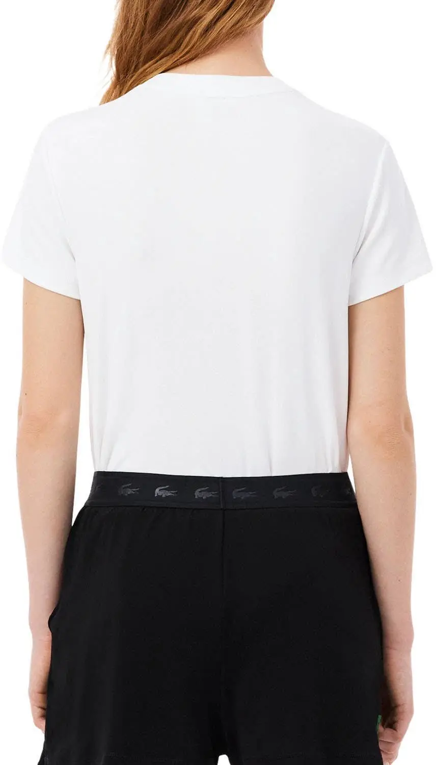Lacoste Essentials Tf0188 Sportshirt Dames Wit
