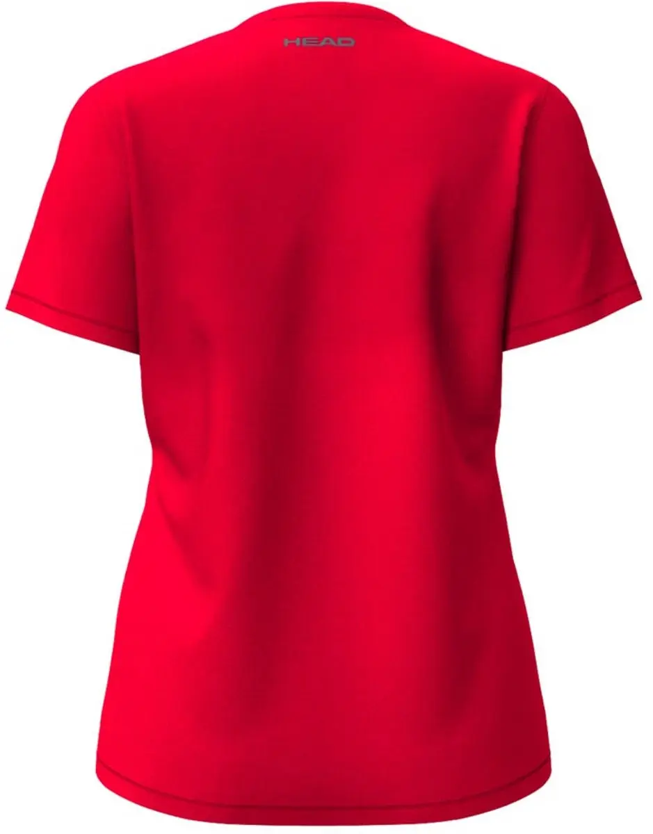 Head Club Original Tennisshirt - Rood L - afbeelding 3 van 3