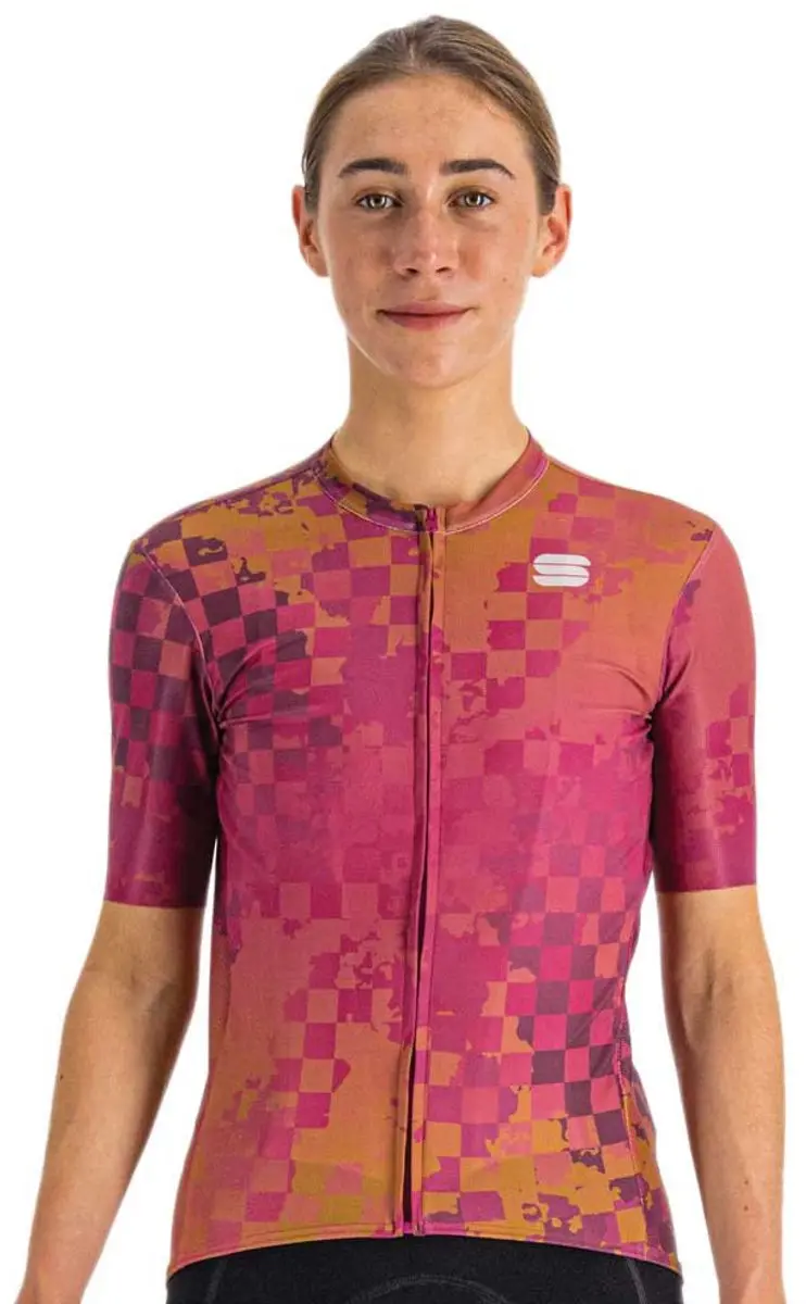 Sportful ROCKET Fietsshirt Dames Cyclamen Liquorice