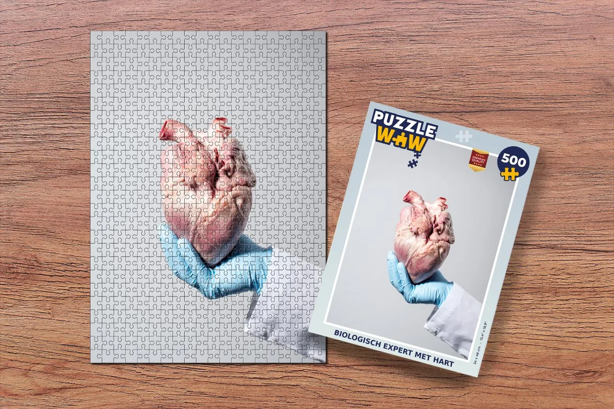 PuzzleWow Biologisch Expert Legpuzzel 500 Stuks - Multicolor