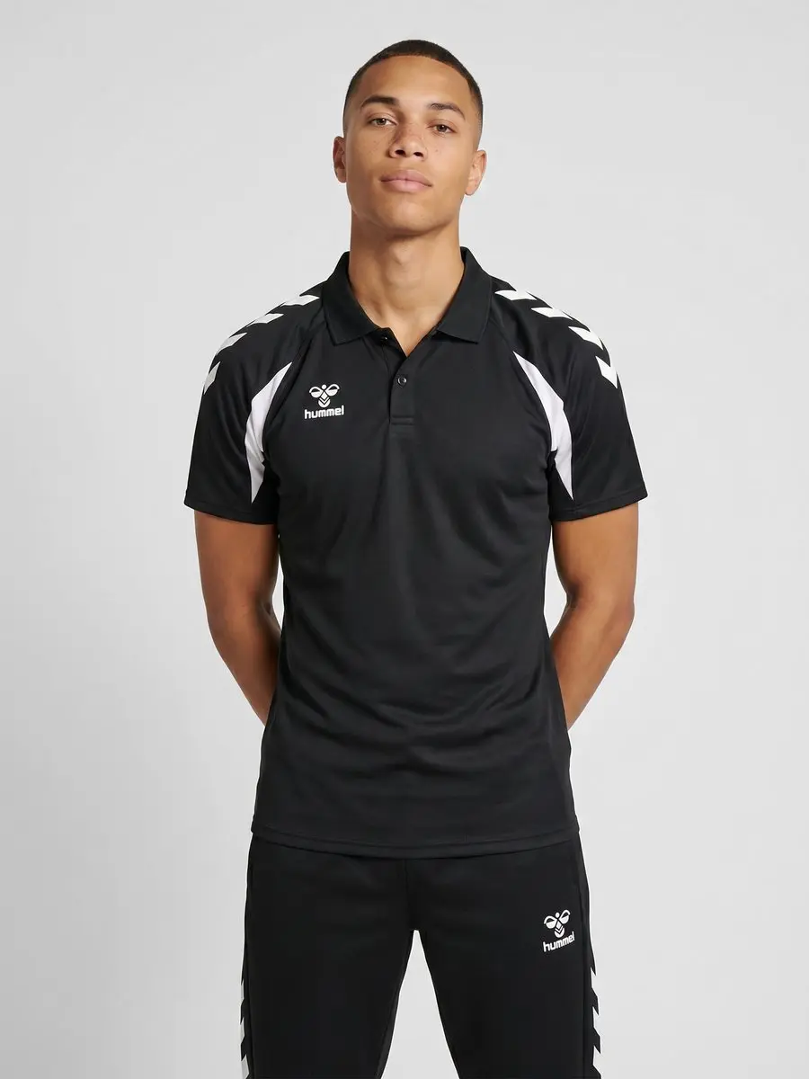Hummel hmlCORE 2.0 Polo XXL - Zwart/Wit - afbeelding 5 van 6