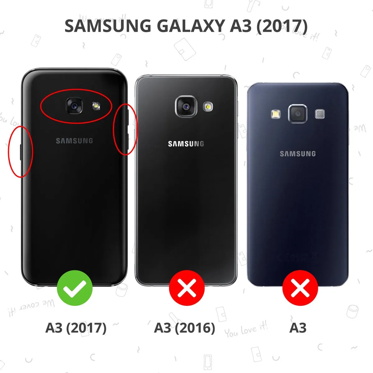 Samsung Galaxy A3 2017 Flip Cover - Goud - X-EF-FA320PFEGWW - afbeelding 6 van 6