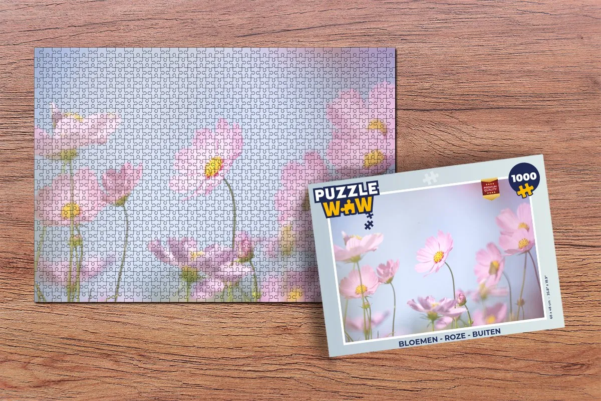 PuzzleWow Bloemen Legpuzzel 1000 Stuks - Multicolor