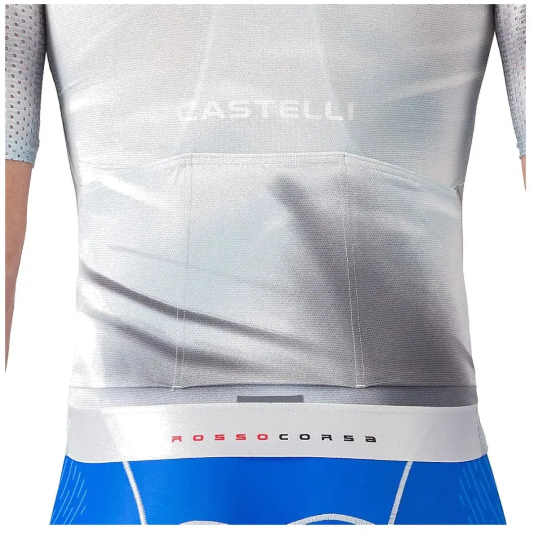 Castelli Aero Race 8S Wielertrui - Grijs XL - afbeelding 4 van 4