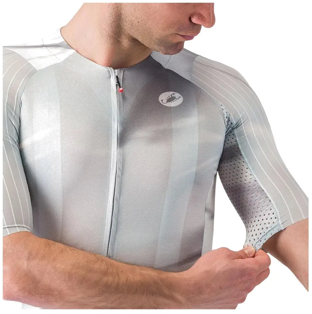 Castelli Aero Race 8S Wielertrui - Grijs XL - afbeelding 3 van 4