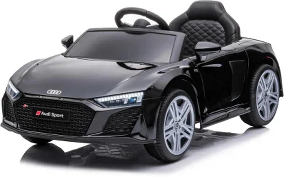 Audi R8 Sport Elektrische Kinderauto 6 km/u - Zwart