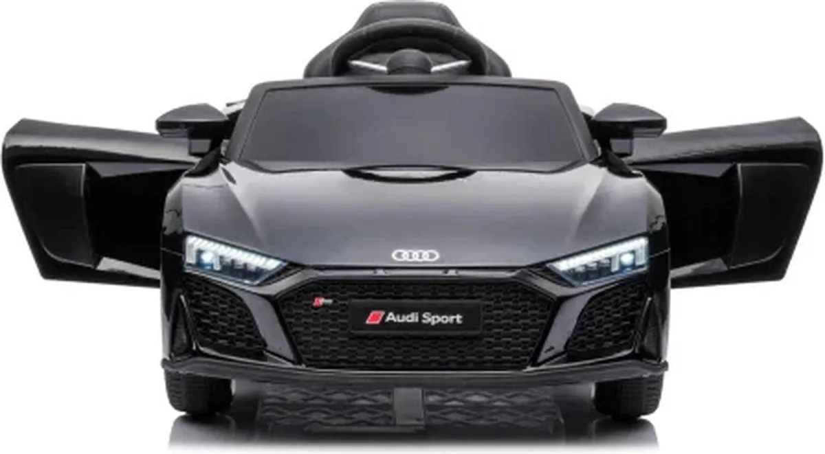 Audi R8 Sport Elektrische Kinderauto 6 km/u - Zwart