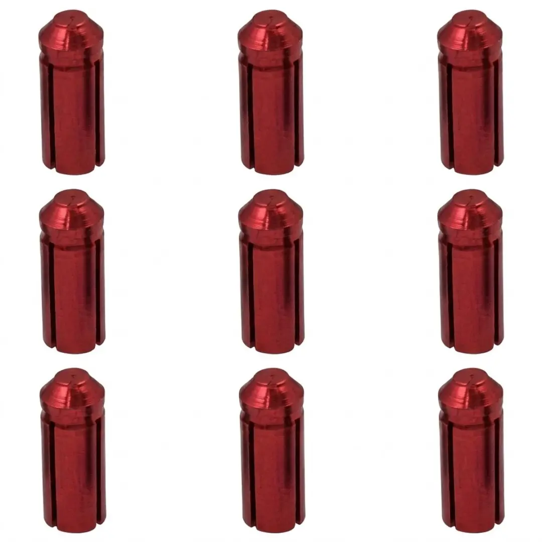 Rood dart flight beschermers set aluminium 9 stuks darts accessoires flight prot