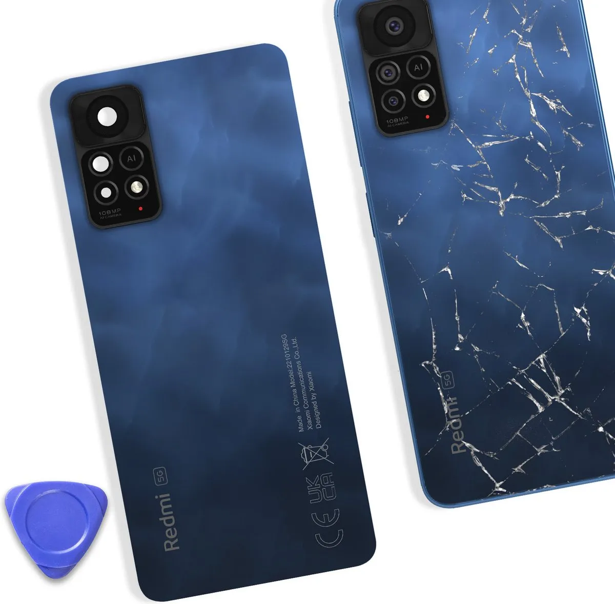 Xiaomi Redmi Note 11 Pro 5G Batterijdeksel - Nachtblauw