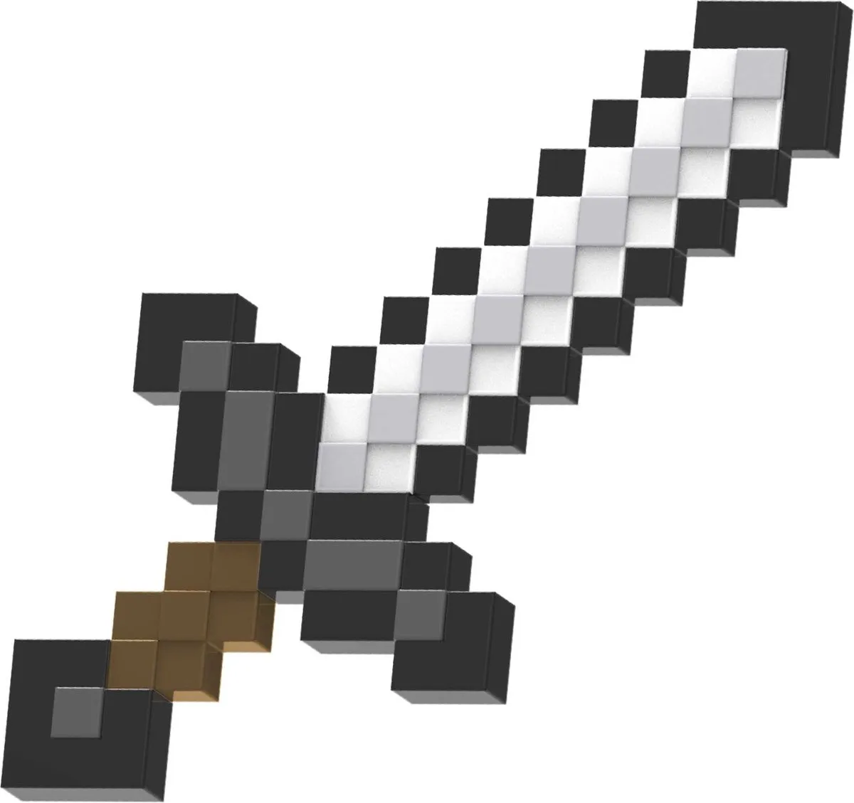 Minecraft Verkleedaccessoire Speelgoedwapen - Zwart/Wit