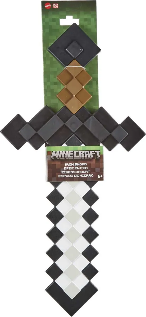 Minecraft Verkleedaccessoire Speelgoedwapen - Zwart/Wit