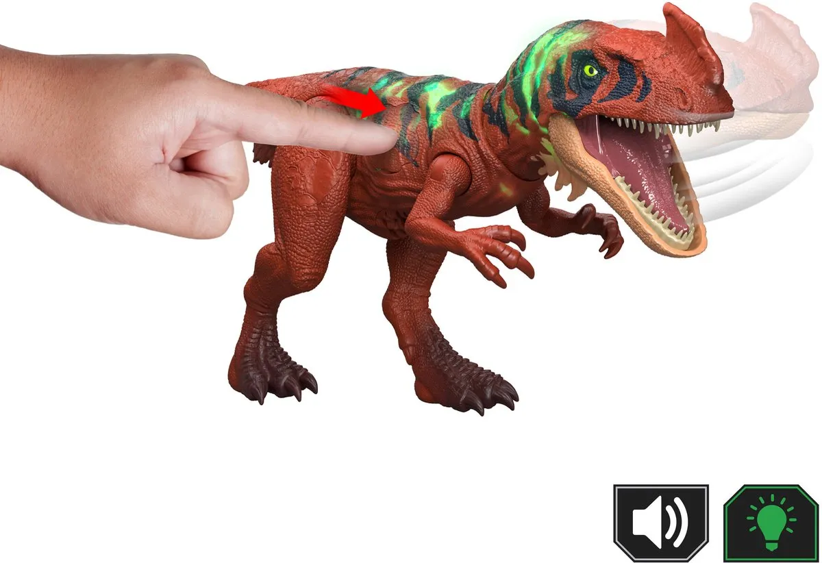 Jurassic World Afrovenator Actiefiguur - Licht & Geluid - MATTJKL76 - Multi
