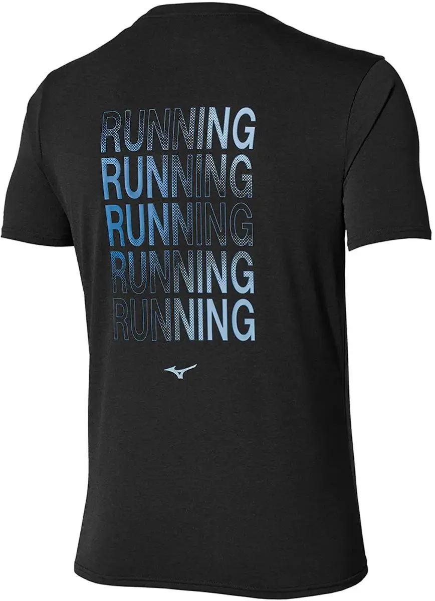 Mizuno Core J2GAD50909 T-shirt - 2XL - Zwart - afbeelding 2 van 2
