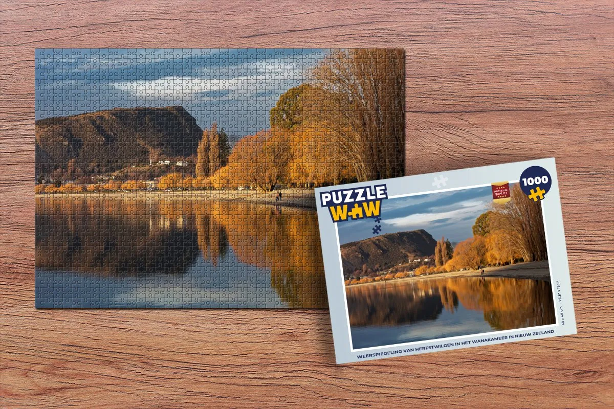 PuzzleWow Berg Bos Legpuzzel 1000 Stuks - Multicolor