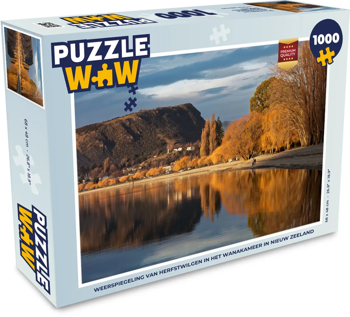PuzzleWow Berg Bos Legpuzzel 1000 Stuks - Multicolor