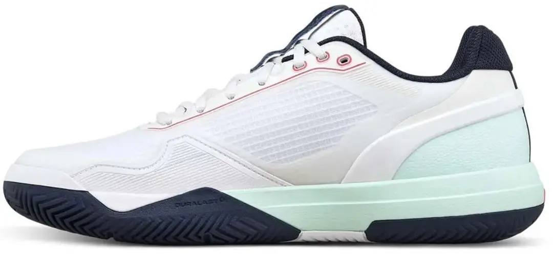 Wilson Rush Pro 5 Tennisschoenen 45 1/3 - Wit/Bay/Fiery - afbeelding 2 van 3