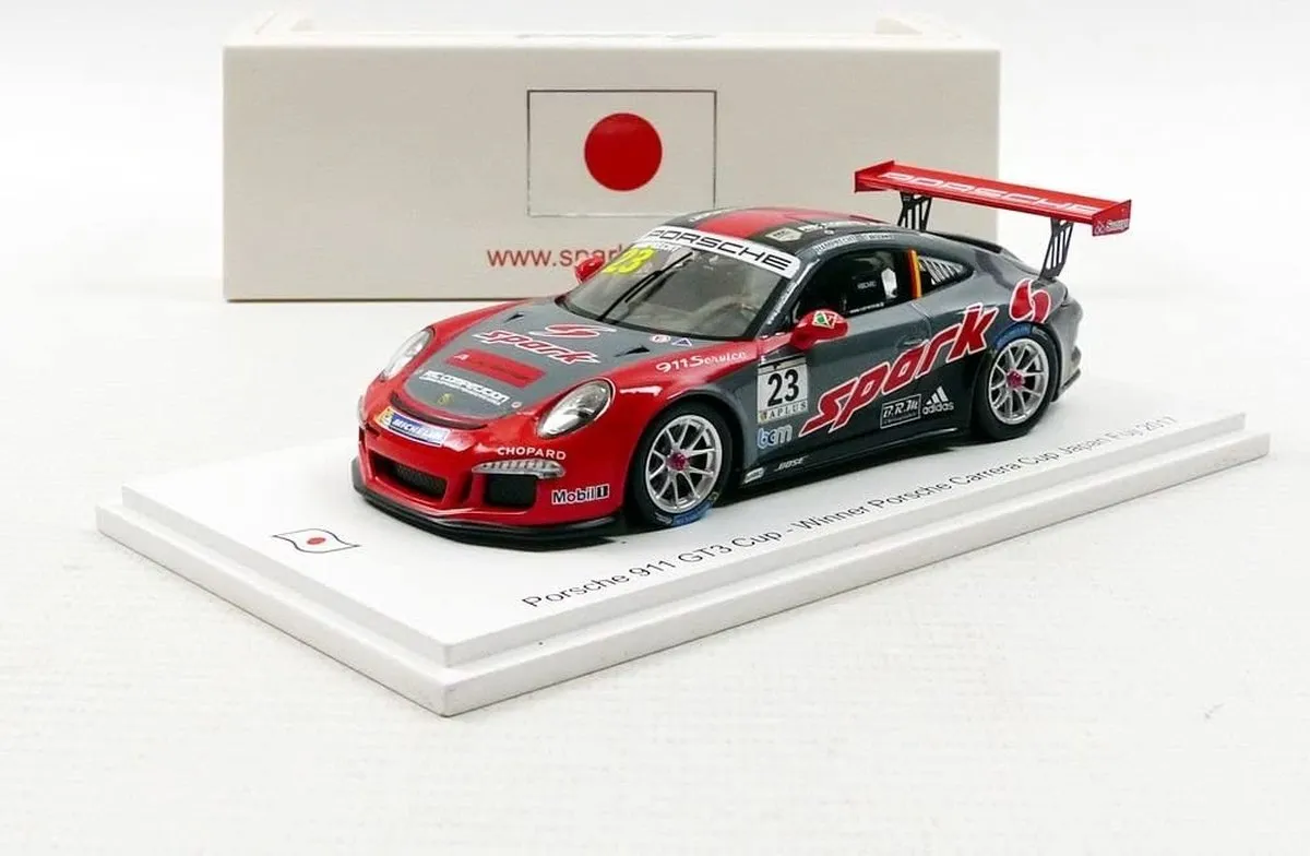 Porsche 911 GT3 Cup #23 Winner Carrera Cup Japan 2017 - 1:43 Minichamps
