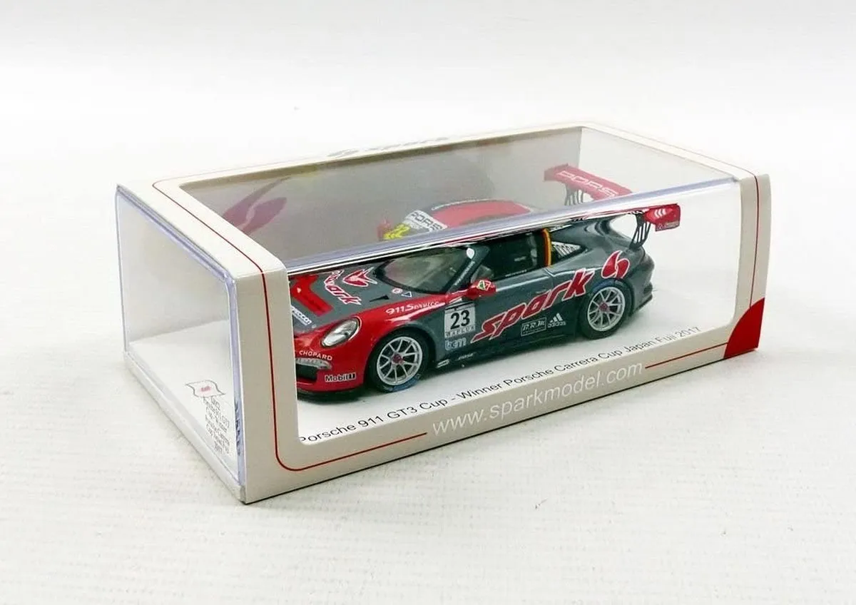 Porsche 911 GT3 Cup #23 Winner Carrera Cup Japan 2017 - 1:43 Minichamps