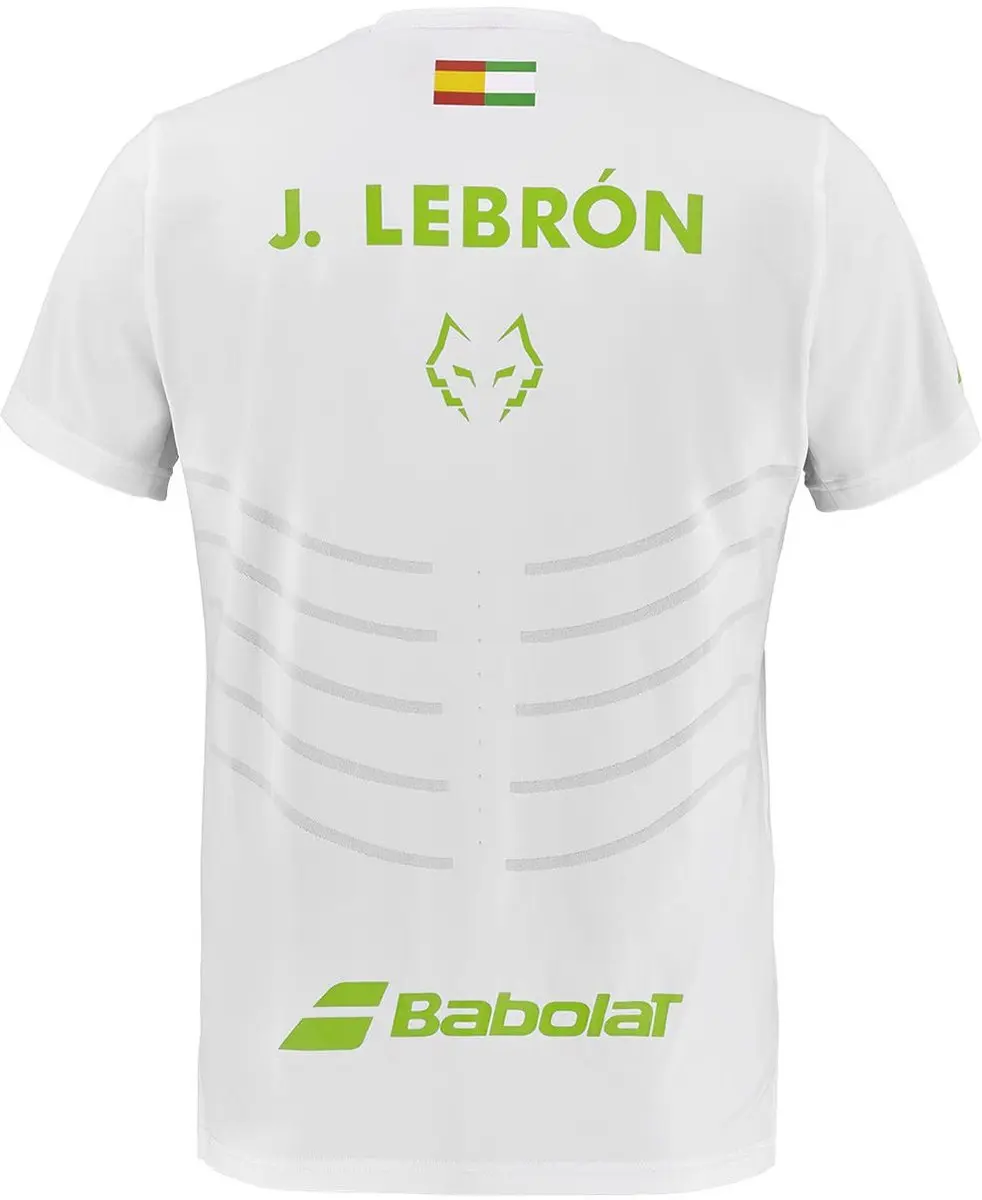 Babolat Replica Tee Juan Lebron - White S - afbeelding 2 van 3