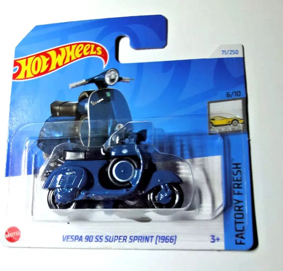 Hot Wheels Vespa 90 SS Super Sprint 1966 - Blauw 1:64