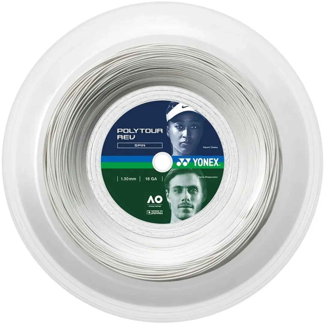 Yonex Polytour Rev 130 Tennisracketsnaar Transparant