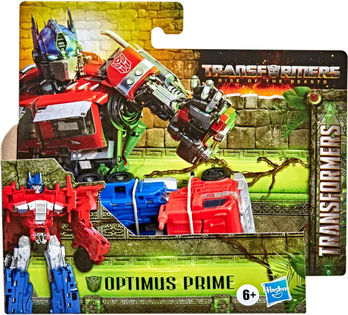Transformers Rise of the Beasts Optimus Prime Actiefiguur 12cm