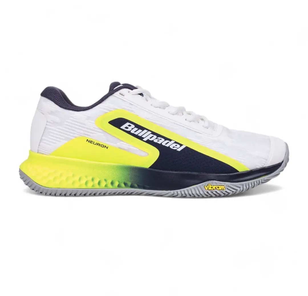 Zapatillas Bullpadel Neuron Vibram 25v Cm51012000 Blanco 44.5