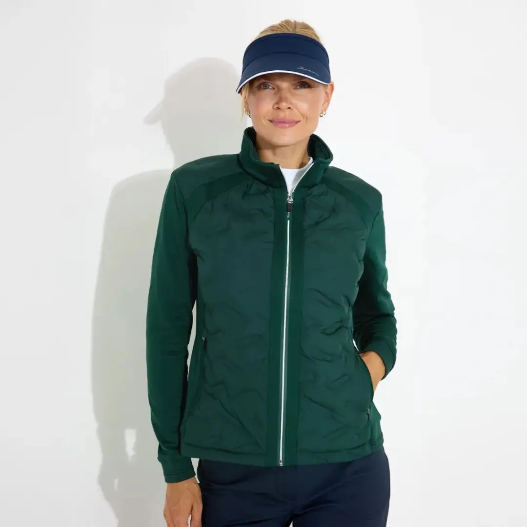 Abacus Golf Portrush Hybrid Vrouwenjas Groen 2XL Vrouw