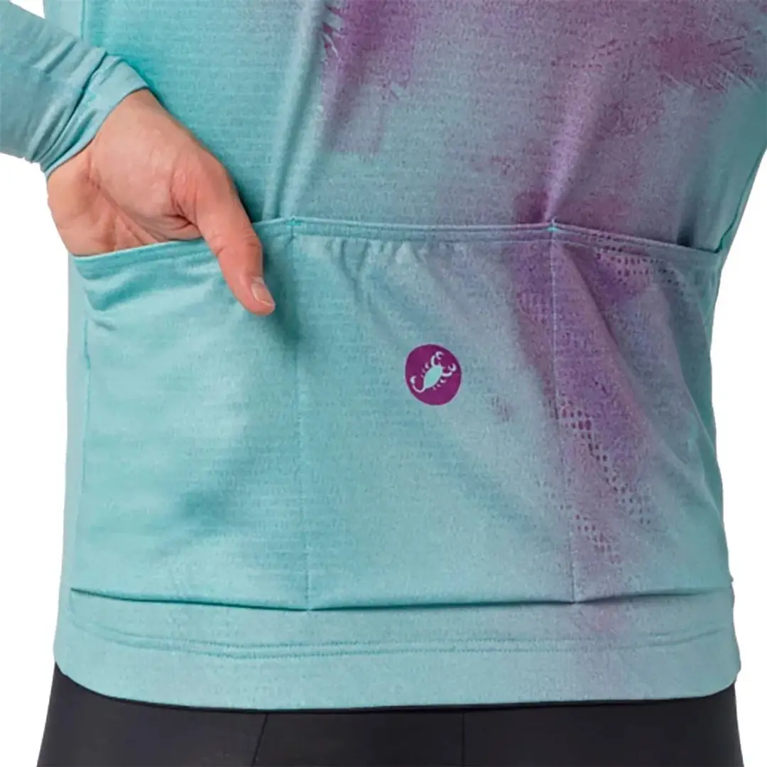 Castelli Nebula Thermal Trui - L - Paars/Blauw - afbeelding 3 van 4