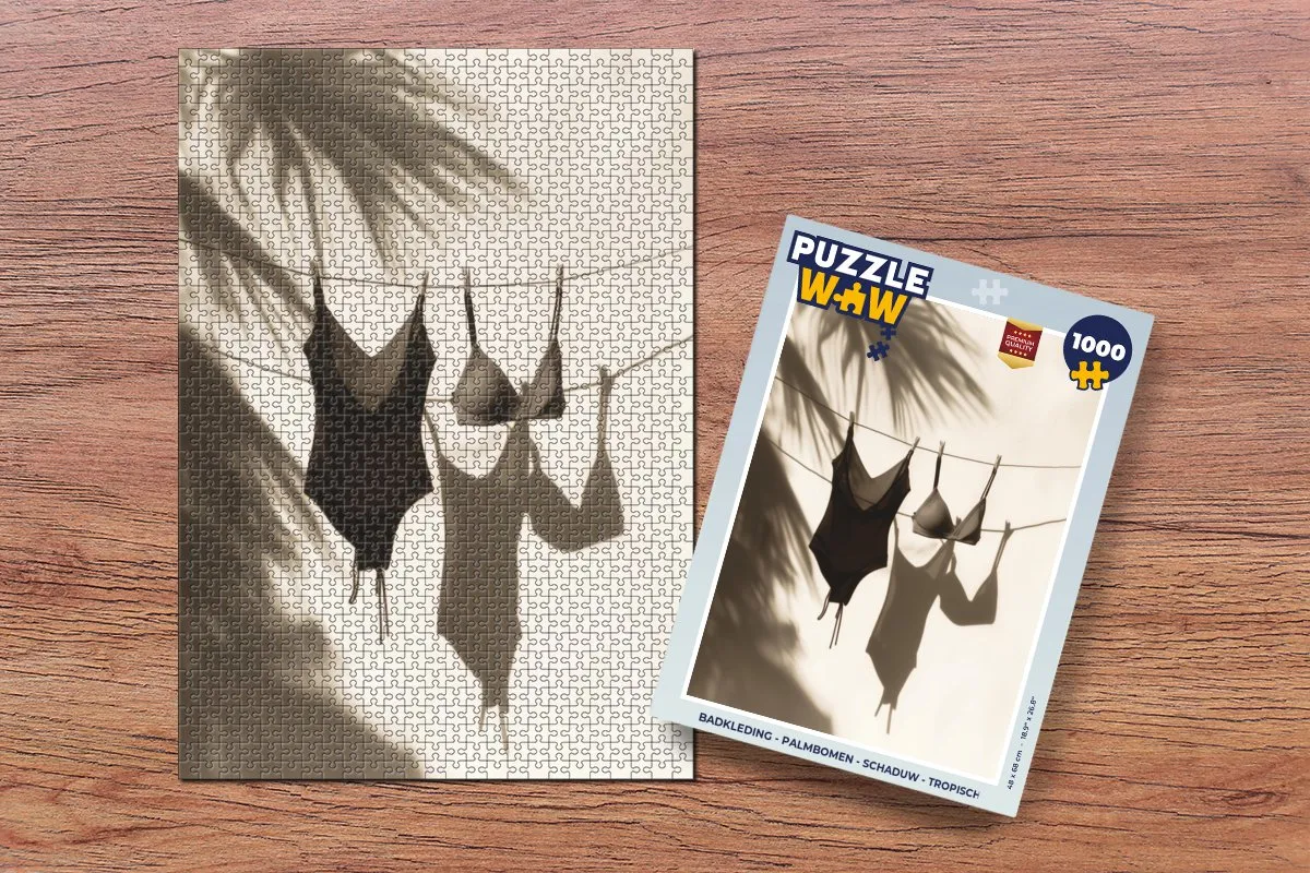PuzzleWow Palmbomen Legpuzzel 1000 Stuks - Tropisch